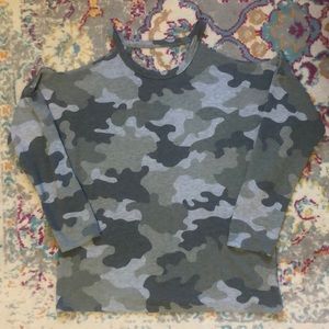 Camp Cold Shoulder Sweatshirt